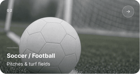 Soccer and football — pitches and turf fields