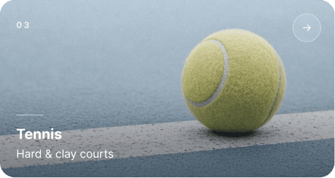 Tennis — hard and clay courts